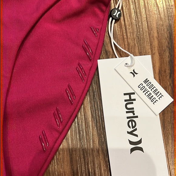 Hurley Max Solid Moderate Bikini Bottom - Picture 8 of 15